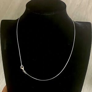 Sleek Silver Necklace